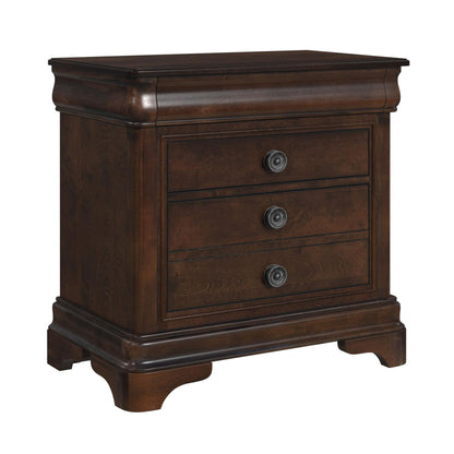 Picket House Furnishings - Conley Cherry Queen Sleigh 4PC Bedroom Set - CM750QSBNSCH view 2