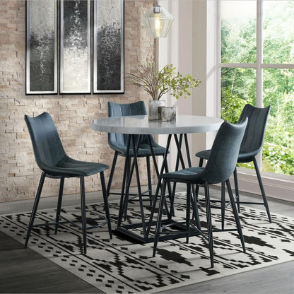 Picket House Furnishings - Conner 5PC Counter Height Dining Set-Table and Four Chairs - CDRK1505PC veiw 1