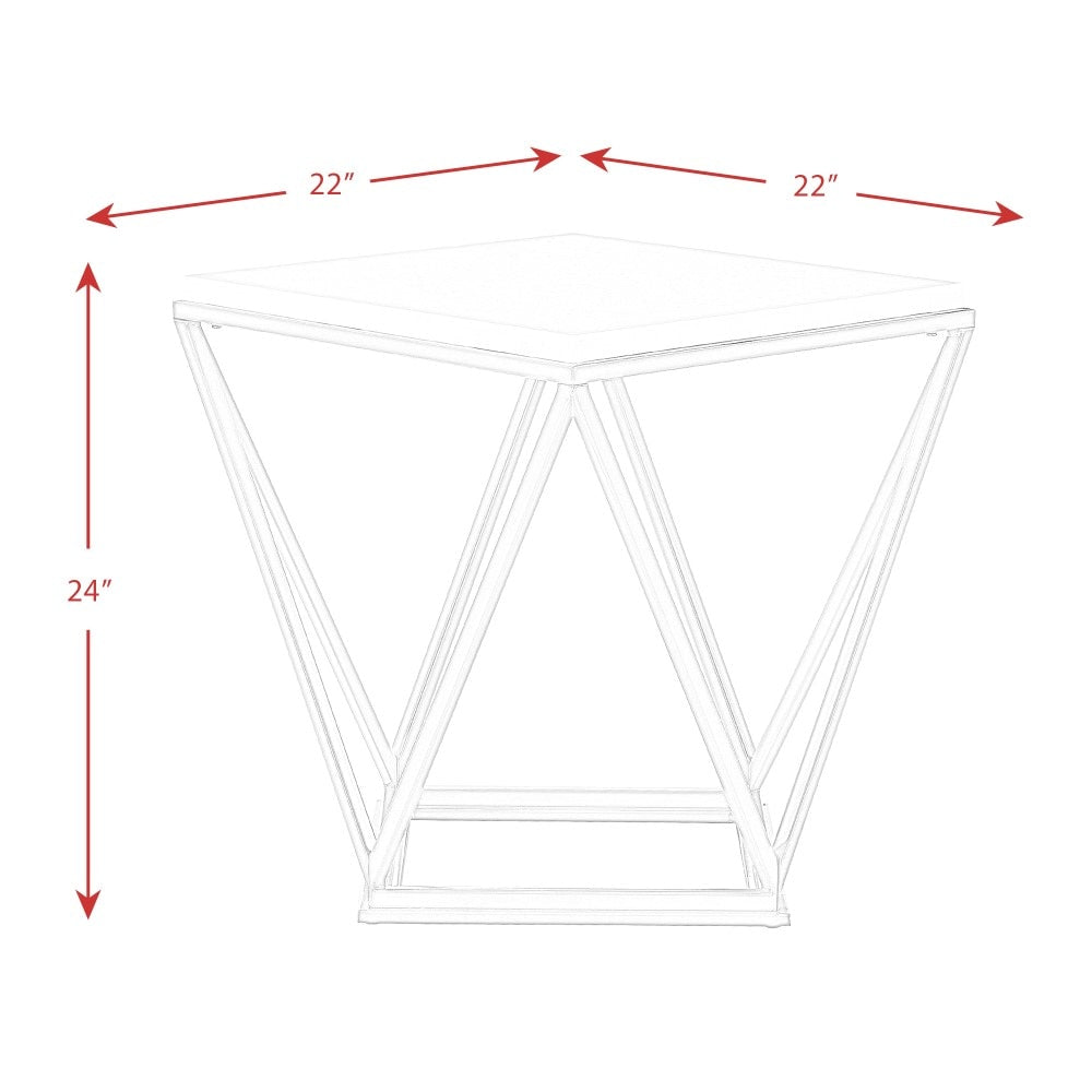 Picket House Furnishings - Conner Square End Table in Black - CRK100ETE veiw 8