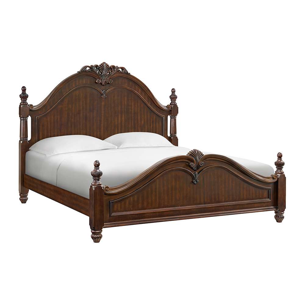 Picket House Furnishings - Coppola King Bed in Cherry - B-6580-5-KB veiw 1