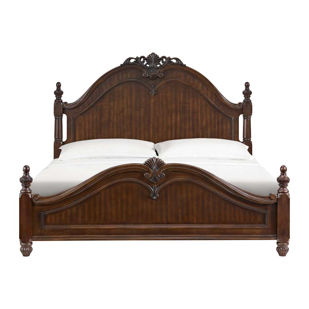 Picket House Furnishings - Coppola King Bed in Cherry - B-6580-5-KB veiw 2