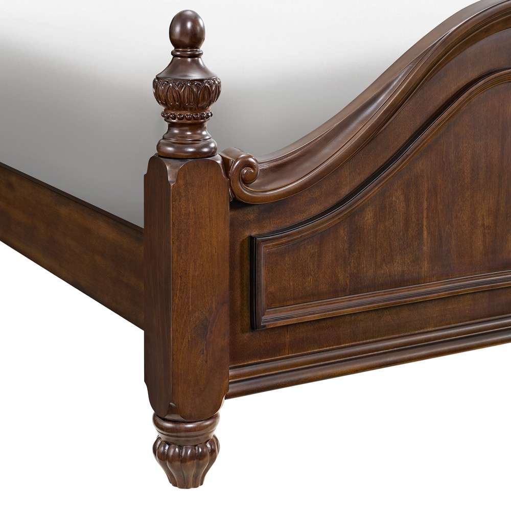 Picket House Furnishings - Coppola King Bed in Cherry - B-6580-5-KB veiw 4