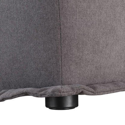 Picket House Furnishings - Cube Modular Seating 5pc Sectional In Charcoal - UPX5265PC veiw 7