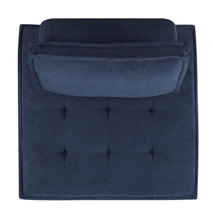 Picket House Furnishings - Cube Modular Seating 5pc Sectional In Navy - UPX16715PC veiw 5