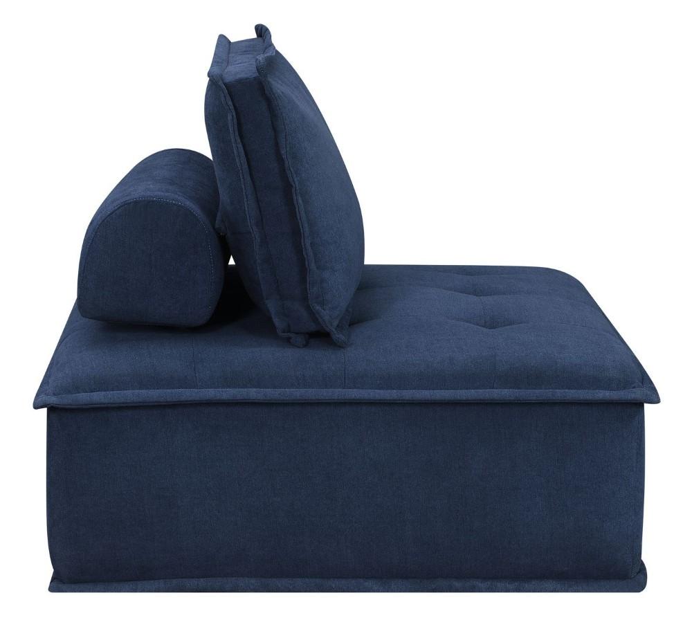Picket House Furnishings - Cube Modular Seating In Navy - UPX1671135E veiw 3