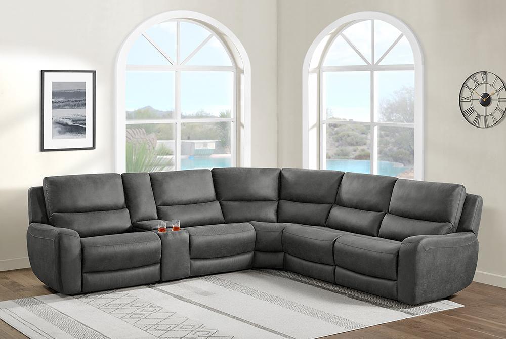 Picket House Furnishings - Cutlass 6PC Sectional Set in Texas Granite - U-13780-10590-6PC veiw 1