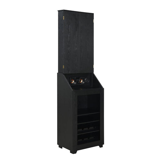 Picket House Furnishings - Cyclone Dartboard Cabinet with Speaker and LED in Black (3A Packing) - G-17920-8-DBCE view 1