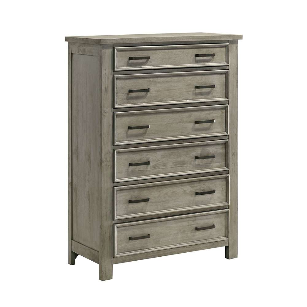 Picket House Furnishings - Damen 6-Drawer Chest in Drift Grey - SV300CH veiw 1