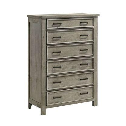 Picket House Furnishings - Damen 6-Drawer Chest in Drift Grey - SV300CH veiw 1