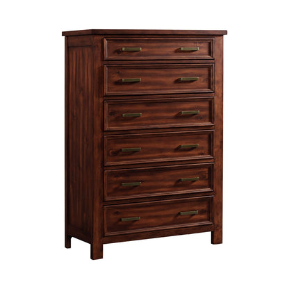 Picket House Furnishings - Damen 6-Drawer Chest in Rich Cherry - SV600CH view 1