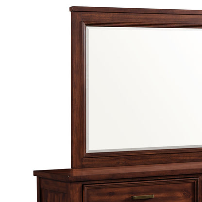 Picket House Furnishings - Damen Dresser and Mirror Set in Rich Cherry - SV600DRMR view 5