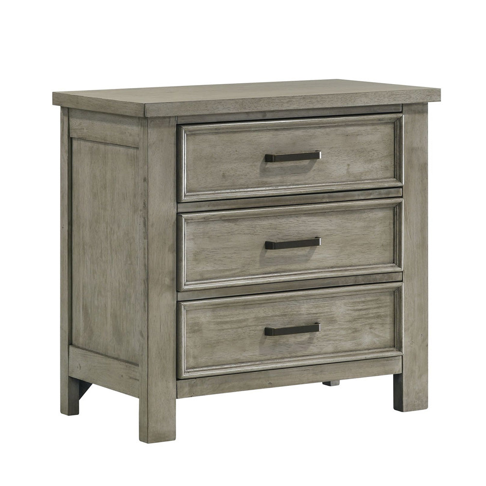 Picket House Furnishings - Damen King Storage 3PC Bedroom Set in Drift Grey - SV300KBNS2 view 2