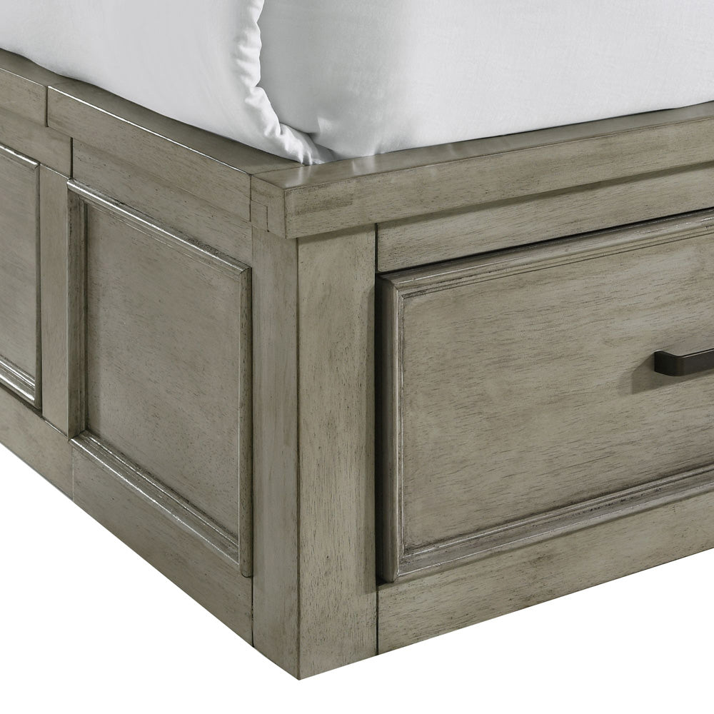 Picket House Furnishings - Damen King Storage 3PC Bedroom Set in Drift Grey - SV300KBNS2 view 7