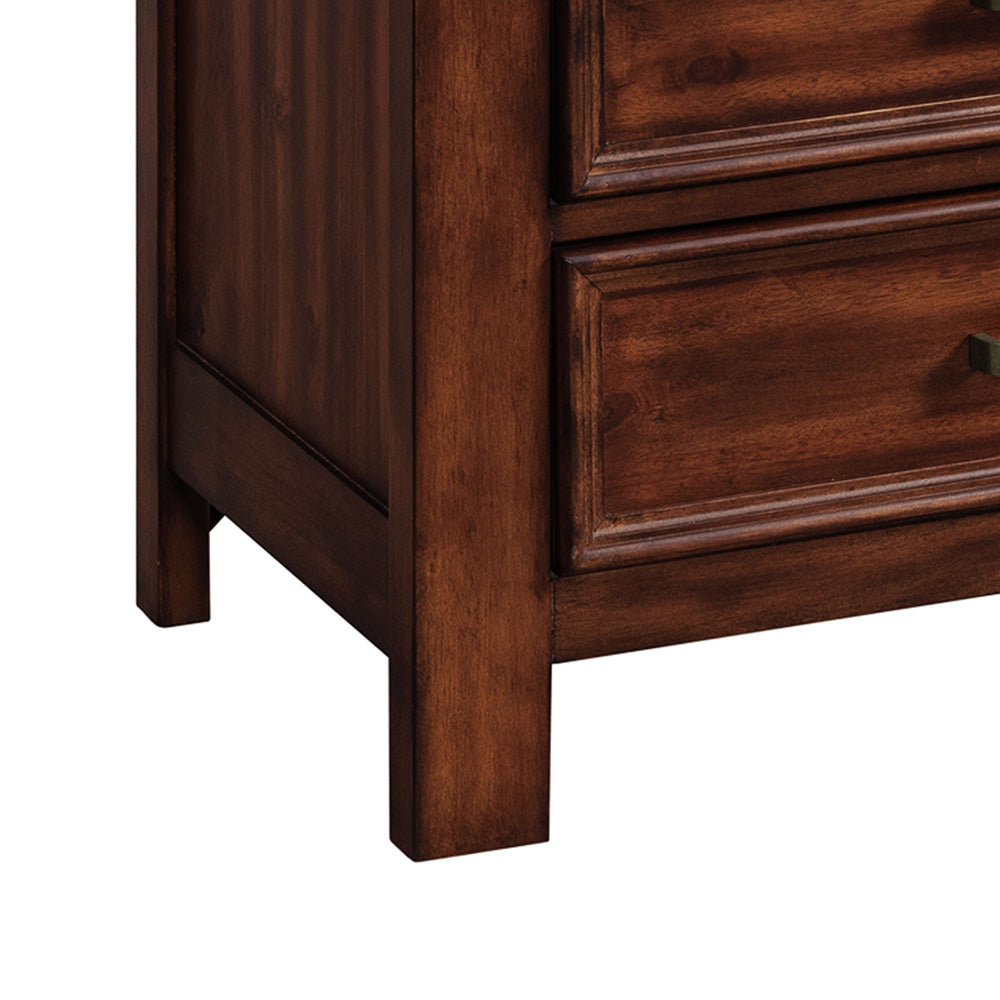 Picket House Furnishings - Damen King Storage 3PC Bedroom Set in Rich Cherry - SV600KBNS2 view 8