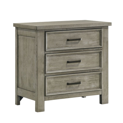 Picket House Furnishings - Damen King Storage 4PC Bedroom Set in Drift Grey - SV300KBNSCH view 2
