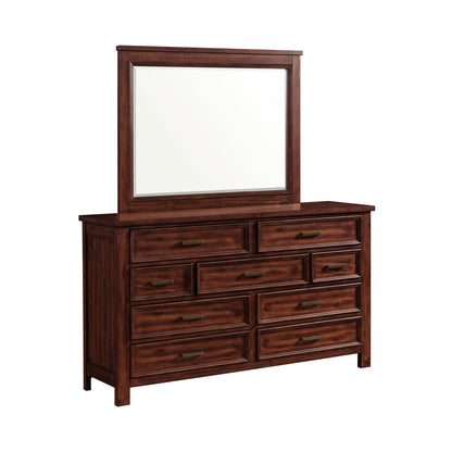 Picket House Furnishings - Damen King Storage 5PC Bedroom Set in Rich Cherry - SV600KB5PC view 2