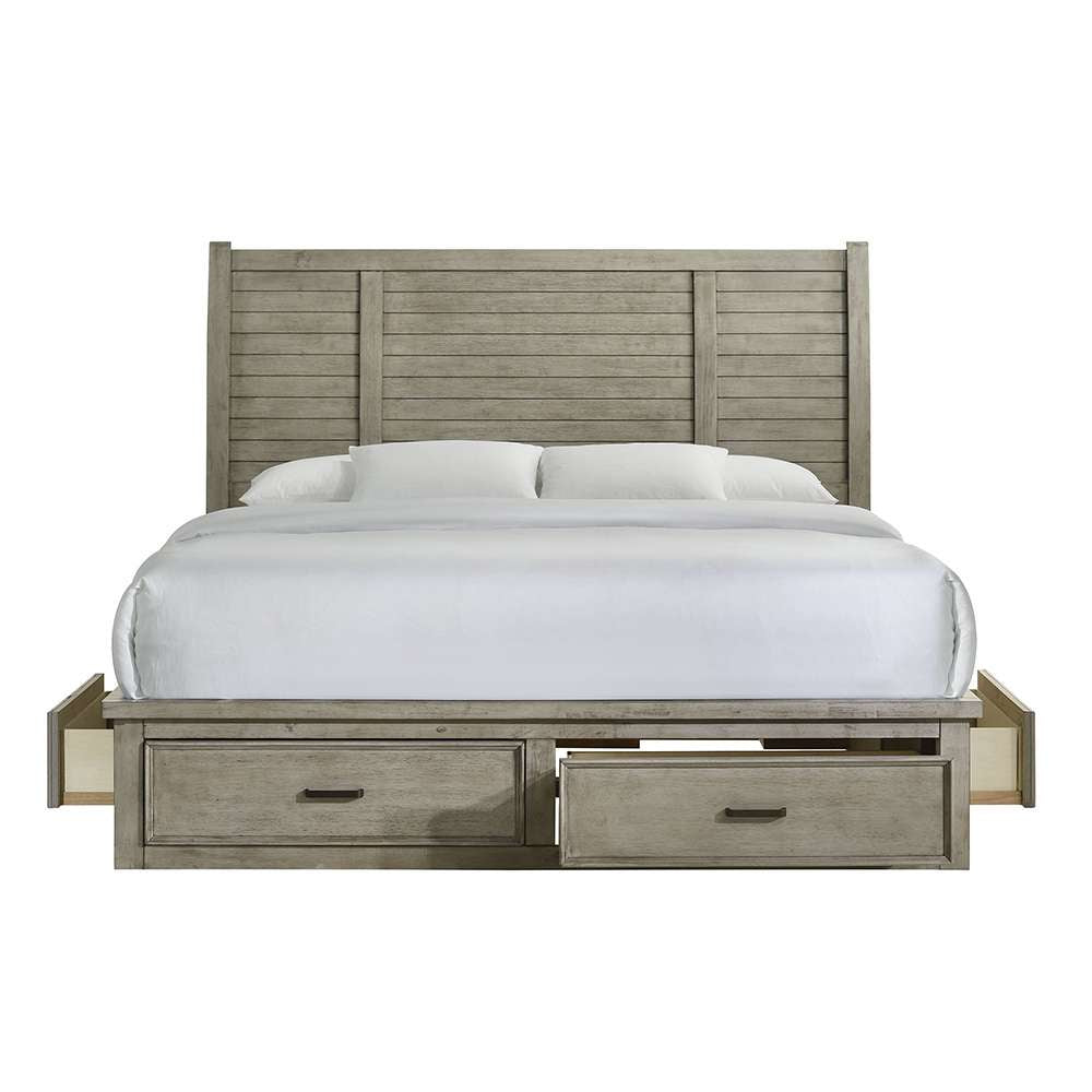Picket House Furnishings - Damen King Storage Bed in Drift Grey - SV300KB veiw 2
