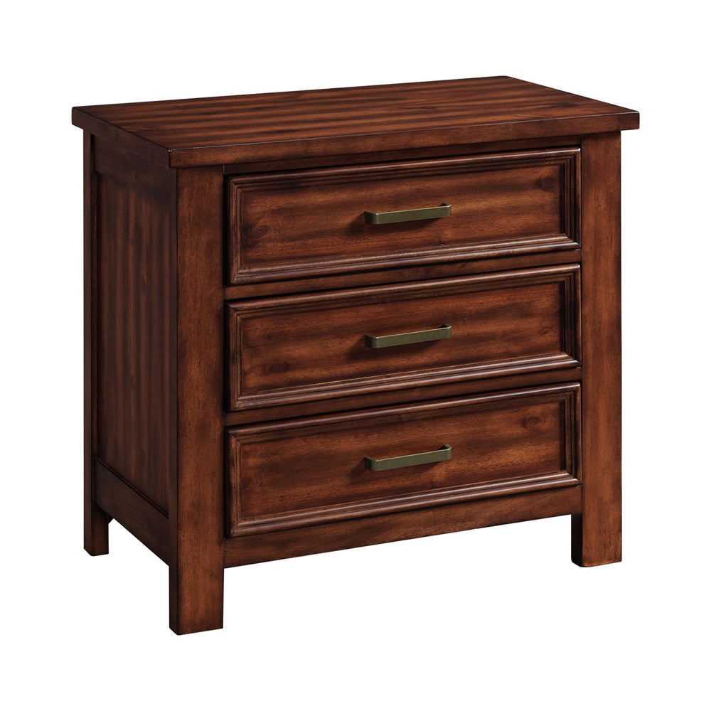 Picket House Furnishings - Damen Queen Storage 4PC Bedroom Set in Rich Cherry - SV600QBNSCH view 2