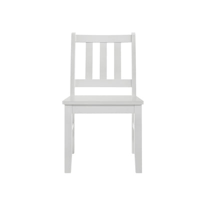 Picket House Furnishings -  Daniel 5PC Dining Set with Table and 4 Chairs in White - Y-14470-7-5DS veiw 5