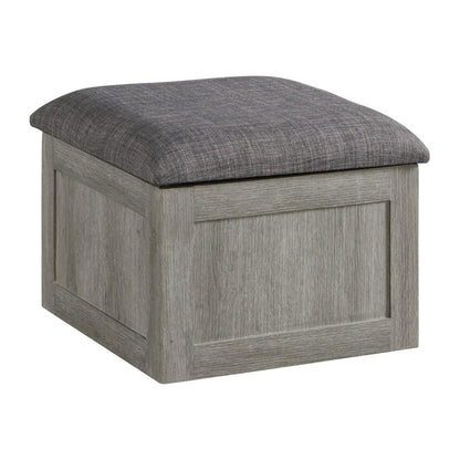 Picket House Furnishings - Dawson Coffee Table with Four Storage Stools in Grey - CTUT100OT veiw 6