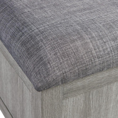 Picket House Furnishings - Dawson Coffee Table with Four Storage Stools in Grey - CTUT100OT veiw 9