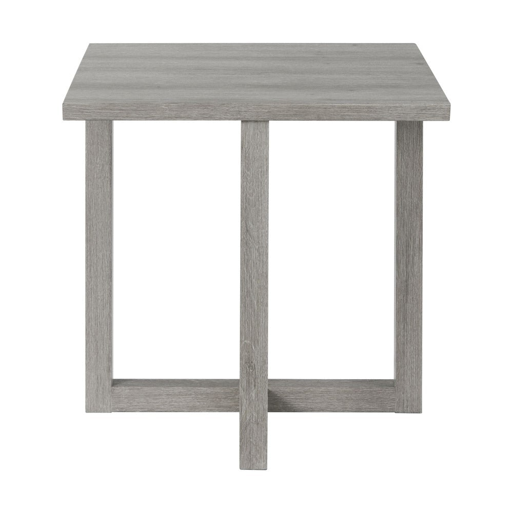 Picket House Furnishings - Dawson End Table in Grey - CTUT100ET veiw 2