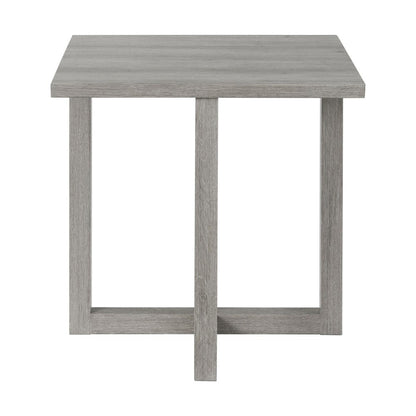 Picket House Furnishings - Dawson End Table in Grey - CTUT100ET veiw 2