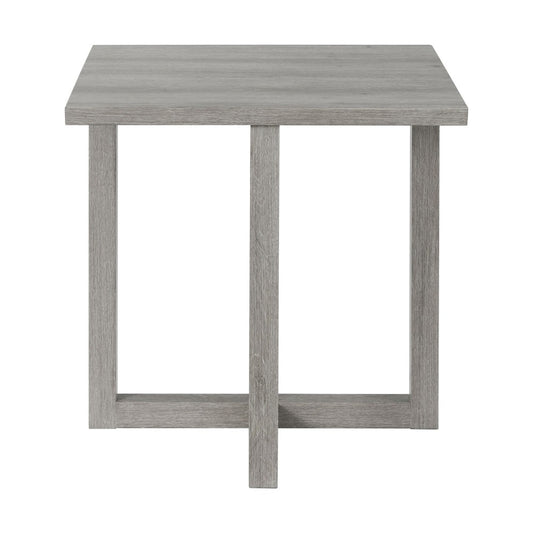 Picket House Furnishings - Dawson End Table in Grey - CTUT100ET veiw 2