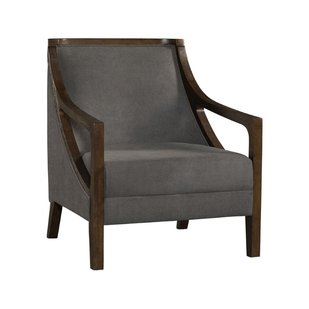 Picket House Furnishings - Dayna Accent Chair with Brown Frame In Charcoal - UHK526101E veiw 1