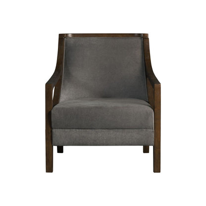 Picket House Furnishings - Dayna Accent Chair with Brown Frame In Charcoal - UHK526101E veiw 2