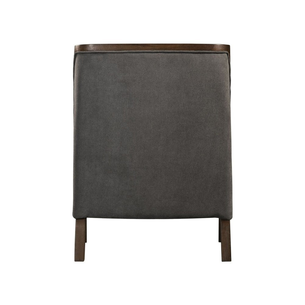 Picket House Furnishings - Dayna Accent Chair with Brown Frame In Charcoal - UHK526101E veiw 4