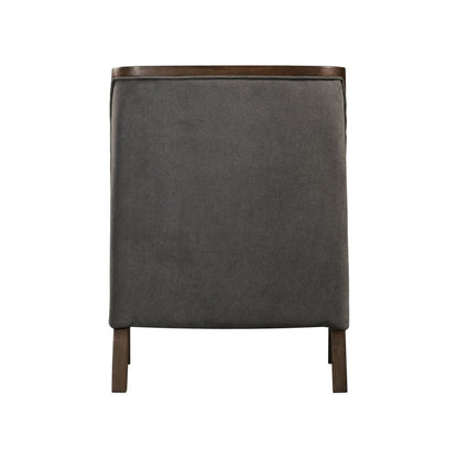 Picket House Furnishings - Dayna Accent Chair with Brown Frame In Charcoal - UHK526101E veiw 4
