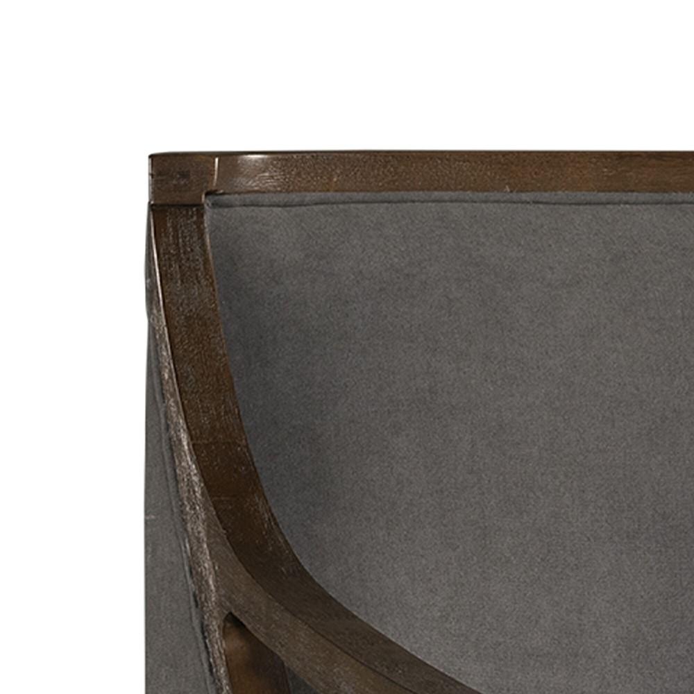 Picket House Furnishings - Dayna Accent Chair with Brown Frame In Charcoal - UHK526101E veiw 6