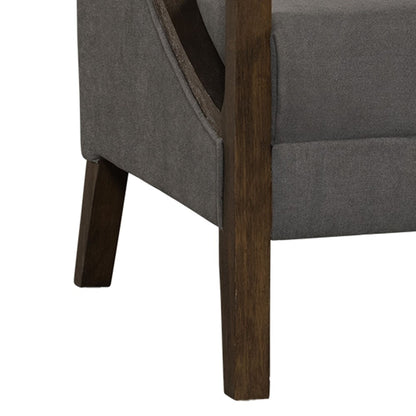 Picket House Furnishings - Dayna Accent Chair with Brown Frame In Charcoal - UHK526101E veiw 7