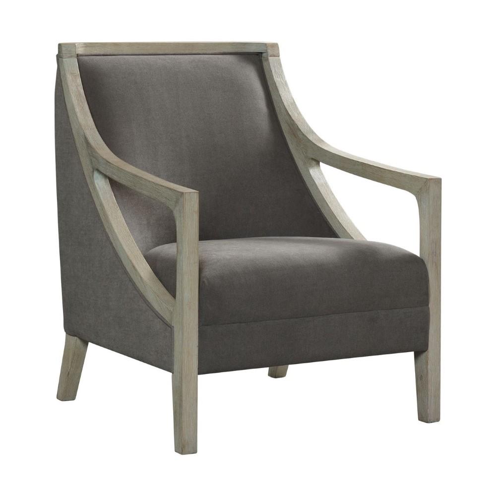 Picket House Furnishings - Dayna Accent Chair with White Wash Frame In Charcoal - UHK526102E veiw 1