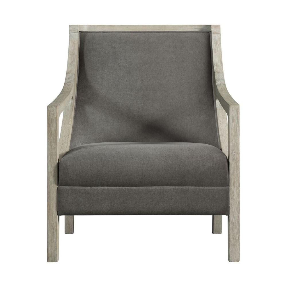 Picket House Furnishings - Dayna Accent Chair with White Wash Frame In Charcoal - UHK526102E veiw 2