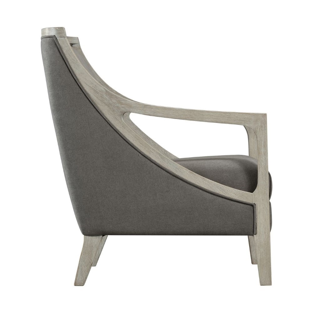 Picket House Furnishings - Dayna Accent Chair with White Wash Frame In Charcoal - UHK526102E veiw 3