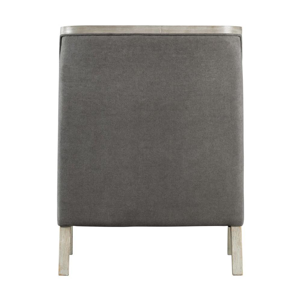 Picket House Furnishings - Dayna Accent Chair with White Wash Frame In Charcoal - UHK526102E veiw 4