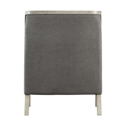 Picket House Furnishings - Dayna Accent Chair with White Wash Frame In Charcoal - UHK526102E veiw 4