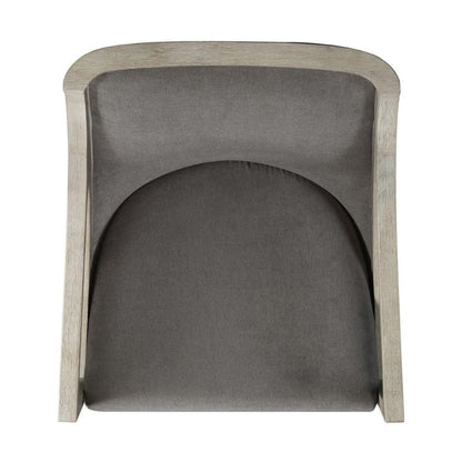 Picket House Furnishings - Dayna Accent Chair with White Wash Frame In Charcoal - UHK526102E veiw 5