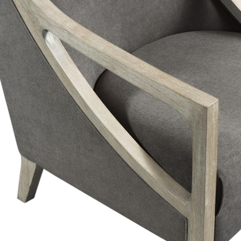 Picket House Furnishings - Dayna Accent Chair with White Wash Frame In Charcoal - UHK526102E veiw 7