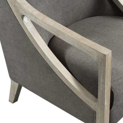 Picket House Furnishings - Dayna Accent Chair with White Wash Frame In Charcoal - UHK526102E veiw 7