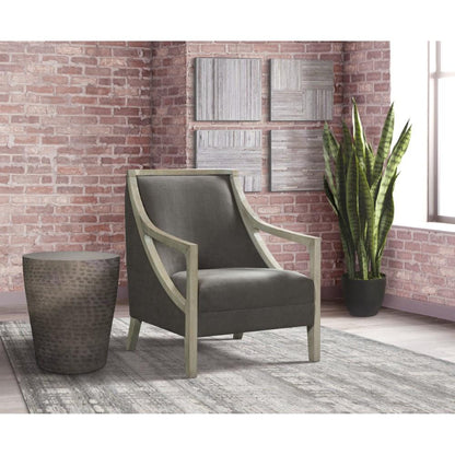 Picket House Furnishings - Dayna Accent Chair with White Wash Frame In Charcoal - UHK526102E veiw 9