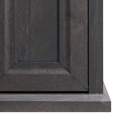 Picket House Furnishings - Delta Console with 23" Fireplace Insert in Grey - LA-16850-3-FP view 7