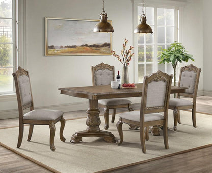 Picket House Furnishings -  Denali 5PC Standard Height Dining Set in Walnut-Table and Four Chairs - D-10460-5-DT-5PC veiw 4