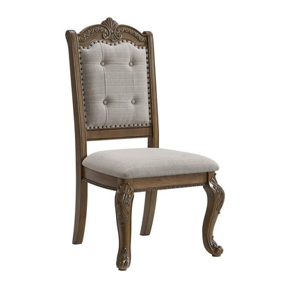 Picket House Furnishings -  Denali 7PC Standard Height Dining Set in Walnut-Table, Four Chairs and Two Arm Chairs - D-10460-5-DTAC-7PC veiw 3