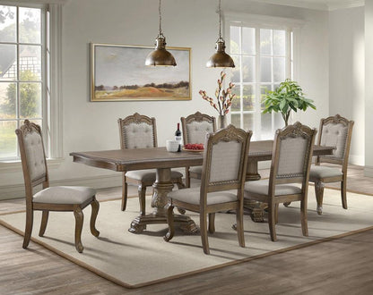Picket House Furnishings -  Denali 7PC Standard Height Dining Set in Walnut-Table and Six Chairs - D-10460-5-DT-7PC veiw 4