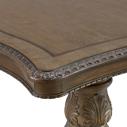Picket House Furnishings -  Denali Rectangular Dining Table with 2 18in Leaves in Walnut - D-10460-5-DT veiw 4