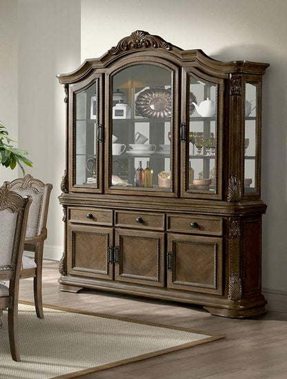 Picket House Furnishings -  Denali Server in Walnut - DA-10460-5-SV veiw 3