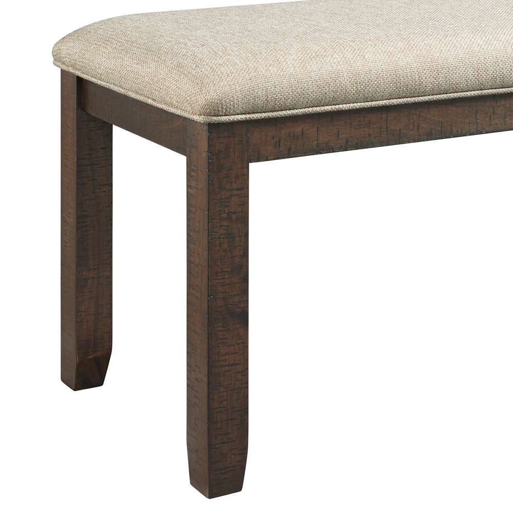 Picket House Furnishings - Dex 6PC Dining Set (72in Table - 4 Chairs - Bench) in Cherry - DJX1006DS2 veiw 5